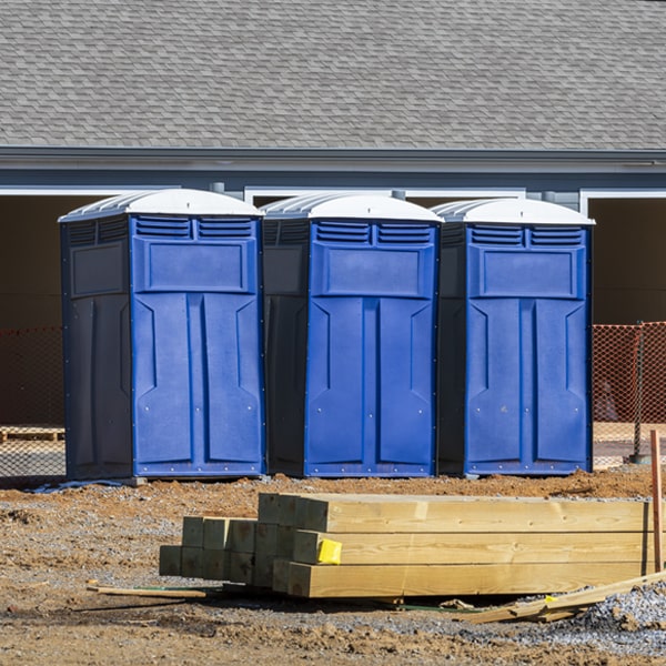 how can i report damages or issues with the porta potties during my rental period in Mavisdale VA